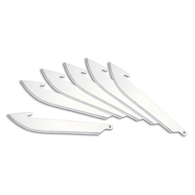 Outdoor Edge RR30-6 Stainless Steel Replacement Blades, 3 In., 6-Pack