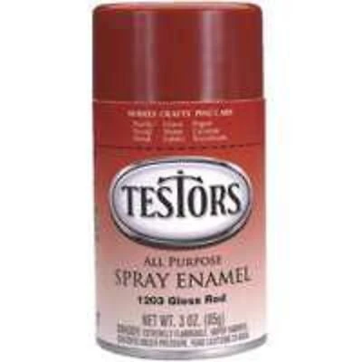3 Ounce Red Aerosol Enamel Paint - Gloss Finish