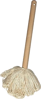 846-36 Cotton Barbecue Basting Mop With 10 Inch Wooden Handle