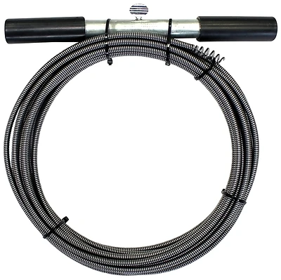 2609881 Drain Auger, 1/4 In. X 25 Ft. High Carbon Steel, Black