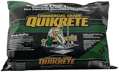 High Performance Blacktop Repair 50 Lb Bag For Asphalt Driveways