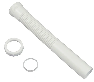 51069 Flexible Tailpiece Extension, 1-1/2" X 11-1/2" For Sink Drains