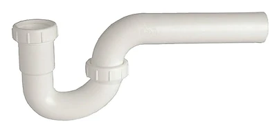 94003 Slip Joint P-trap, 1-1/2 Inch Diameter, White Pvc