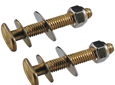 1/4 In. X 2-1/4 In. Steel Toilet Bolts With Break-a-way Feature