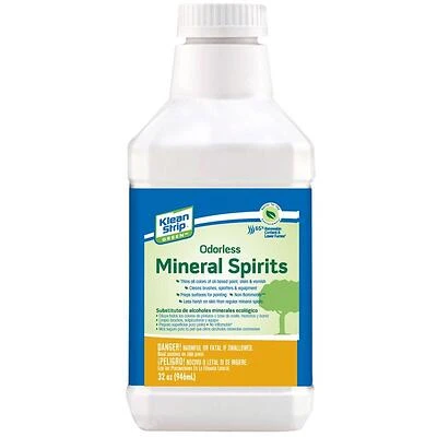 Klean Strip QKGO753 Green Odorless Mineral Spirits Thinner, Low VOC, 1 Qt