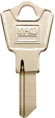 Hy-Ko 11010ES8M Key Blank, Brass Nickel, ESP Vehicle Locks