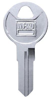 Hy-ko Bau3 Double Sided Key Blank For Bauer Locks, Nickel-plated Brass, Model 11010bau3, 50 Units