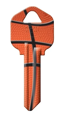Hy-Ko 16010KW1-27 Basketball House Key Blank, Brass, Kwikset KW1