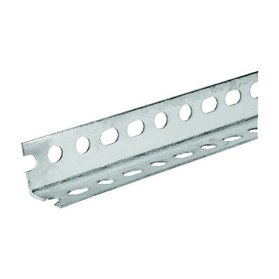 Hillman Steelworks Slotted Steel Angle, 14-Ga., 1.5 x 1.5 x 36 In.