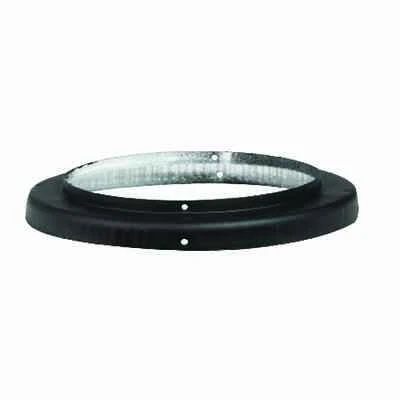 Sure-Temp 6-Inch Finishing Collar with Black Matte Finish