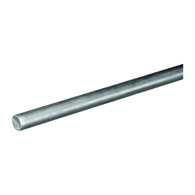 Hillman 11154 Steel Rod, Round, Zinc Plated, 1/2 x 36 In.