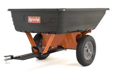 Tow Behind Poly Cart, 10 Cu. Ft.