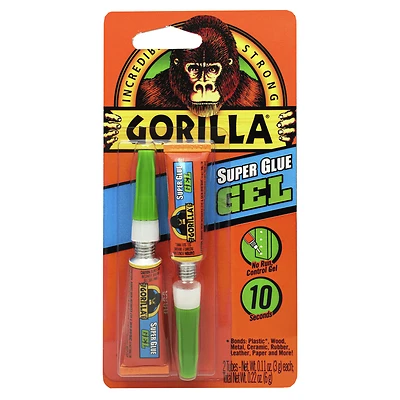 Gorilla 7820002 Super Glue, Liquid, 3 g Tube