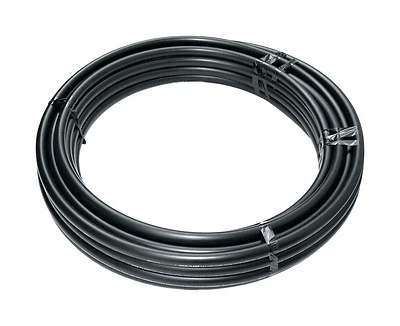Cresline Spartan 21005 Black Plastic Pipe, 3/4 In. x 100 Ft., 80 PSI