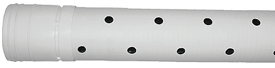Sewer & Drain Pipe, Perforated Triplewall, 4 In. x 10 Ft.