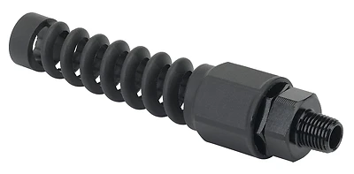Pro 3/8 In. Barb 1/4 In. Mnpt Reusable Air Hose End With Swivel