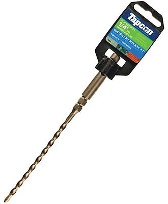 Drill Bit, SDS Shank, Percussion Bit, Carbide, 3/16 x 7 In.