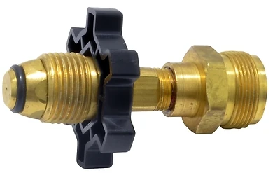 Mr. Heater Propane Bulk Cylinder Adapter With Handwheel, Brass