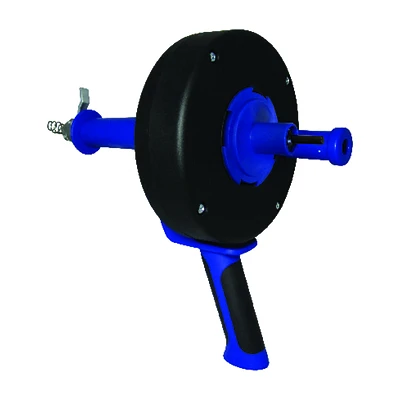 Cobra 86250-6 Pistol Grip Power Drum Auger, 1/4 In. x 25 Ft.