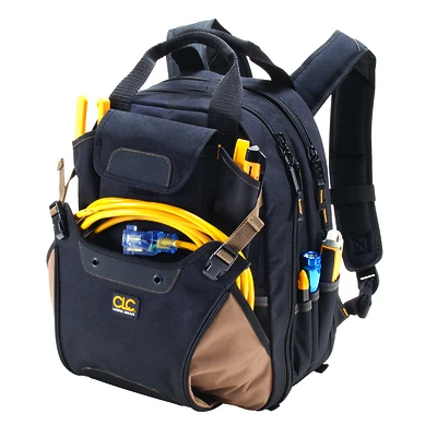 CLC 44-Pocket 16 In. Deluxe Polyester Backpack Tool Bag