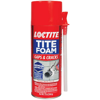 Tite Foam Sealant, White, 12 oz.