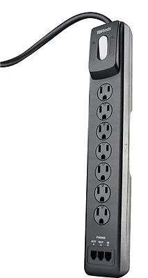 Woods 41626 7-Outlet Surge Protector Strip, 1780 Joules, 4 Ft. Cord
