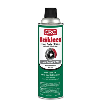 CRC 05084 Brakleen Non-Chlorinated Brake Parts Cleaner, 14 Oz Aerosol