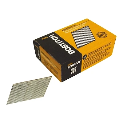 Collated Finish Nails, Steel, 15 Gauge, 2-1/4 In., 3,655-Ct.