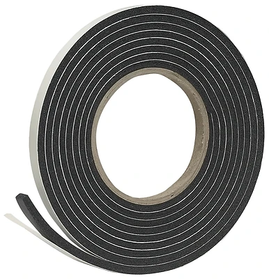 Frost King R338H Rubber Foam Weatherseal Tape, 3/8 In. x 10 Ft.