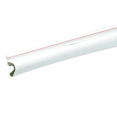 White Door Seal for Kerfed Millwork Doors, 1 In. x 7 Ft.