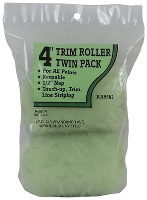 4 In. X 1/2 In. Knit Fabric Roller Cover (2 Pk) - Rr 9502 0400