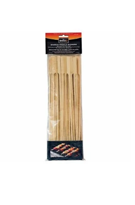 Mr. BAR-B-Q 40300Y Flat Paddle Skewer, 12 in OAL, Bamboo Head, Wide Handle