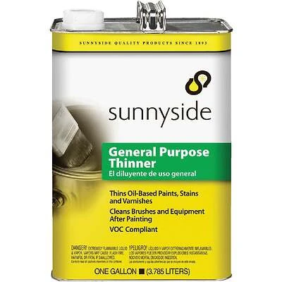 Sunnyside 476G1 Paint Thinner, Liquid, Pungent, Clear, 1 gal