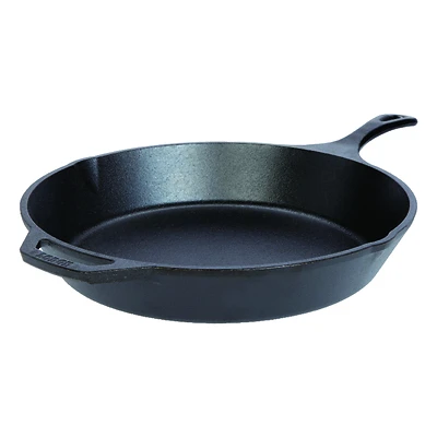 Lodge L12SK3 Pre-Seasoned Cast Iron Skillet, 13-1/4 In.