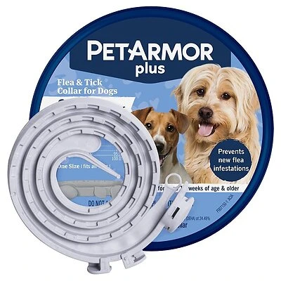 PetArmor 05191 Plus Flea & Tick Dog Collar, One-Size-Fits-All