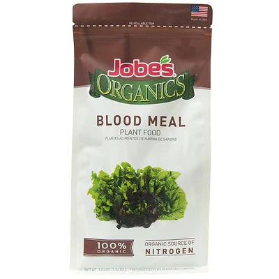 Jobe's Organics 09327 Blood Meal Fertilizer, 12-0-0, 3 Lbs.