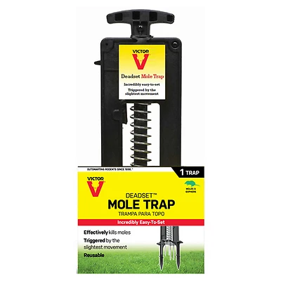 Victor M9015 Deadset Mole Trap, 7 In W x 14.9 In H