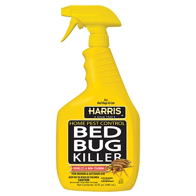 Harris HBB-32 Bed Bug Killer, Liquid Spray, 32 Oz.