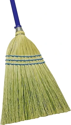 Quickie 9006 Outdoor Corn Broom, 12 In. Sweep, 40 In. Steel Handle