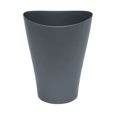 Rubbermaid 2116757 Spa Works Vanity Wastebasket, 9 Qt., Gunmetal