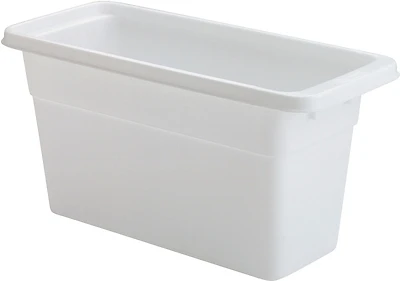 Rubbermaid 2862-RD-WHT Ice Cube Bin, White Plastic, 6-1/8 x 5-1/4 x 12-3/4 In