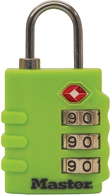 Master Lock 4684T Combination Luggage Lock, 2-Pack, 1-3/8 In.