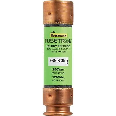 Fusetron Dual-Element Time-Delay Fuse, 35-Amp