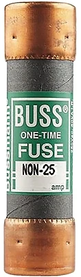 Cartridge Fuse, Type NON, 25-Amp, 250-Volt