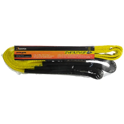 Keeper 02612 Lift Sling, 2 In. x 6 Ft., 1-Ply, 3100 lb Vertical