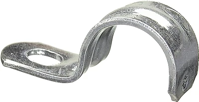 1 In. Click-on Emt 1-hole Conduit Strap 50-pack Model 61511b Steel Zinc-plated