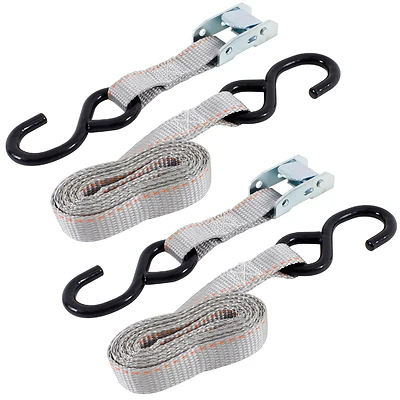 Keeper 05715 Cam Buckle Tie Down, 6-Ft., 2-Pk.