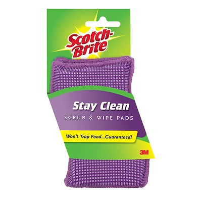 Scotch-Brite 202 Clean Rinse Scrubber, 4-1/2 In., 2-Pk.