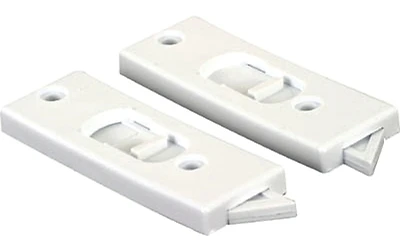 Prime-Line F 2599 Tilt Latch, White Plastic, 3-3/8 In.