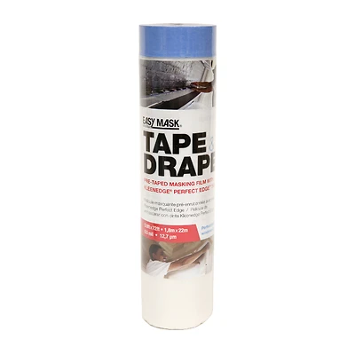 Trimaco Easy Mask 949660 Pre-Taped Drop Cloth, 70.8 In. x 75 Ft.